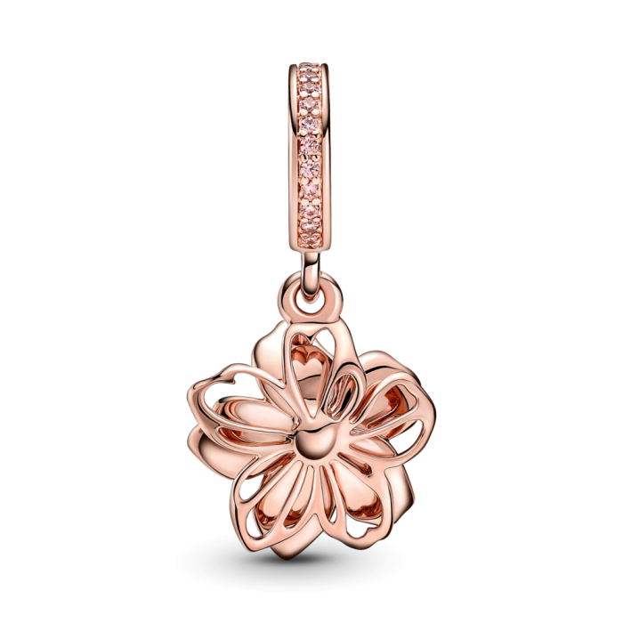 780667C01 Rose cseresznyevirág függő charm - Pandi4You.hu